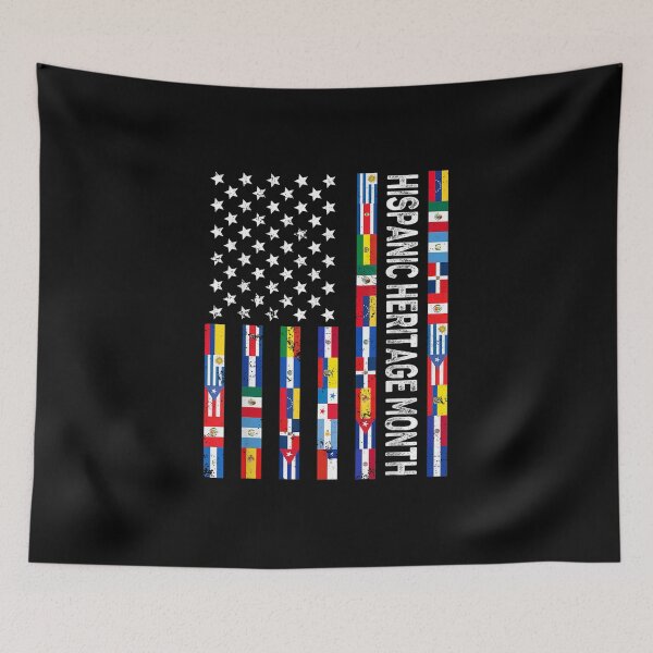 Item preview, Latin American Flag Hispanic Heritage Month All Countries designed and sold by Ernieaustin.