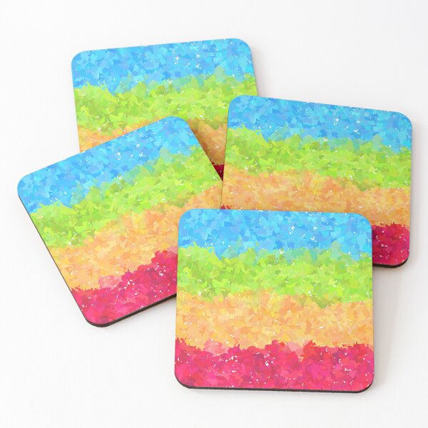 Item preview, Groovy Funky Abstract Panromantic Pride Flag designed and sold by Chaos Queery.