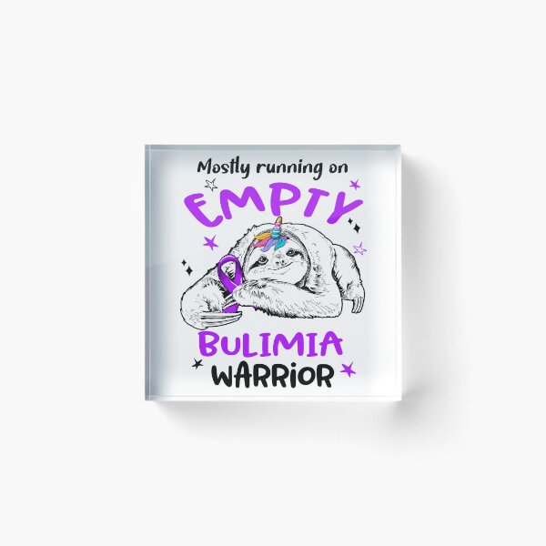 Item preview, Mostly running on Empty Bulimia Warrior designed and sold by ElizabethS809.