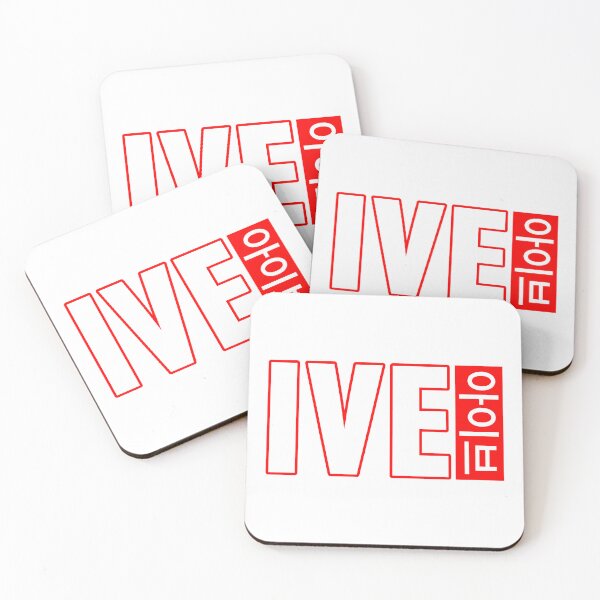 Item preview, IVE Red Typography designed and sold by AliffStudio.