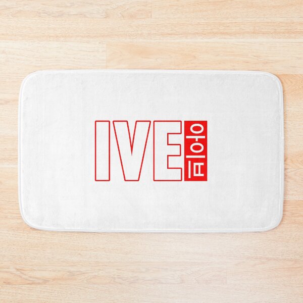 Item preview, IVE Red Typography designed and sold by AliffStudio.