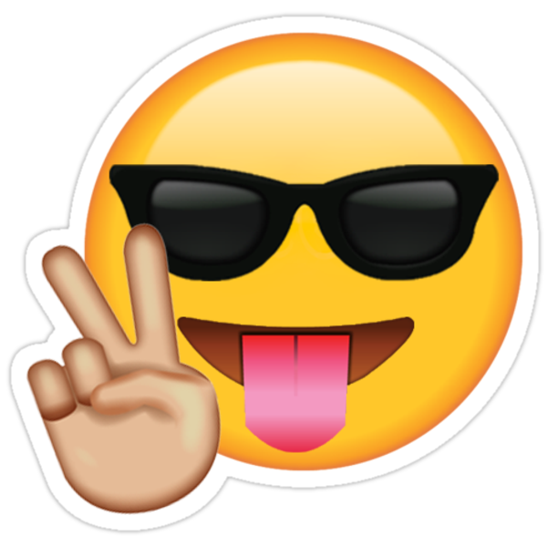 sunglass emoji thumbs up meme