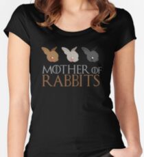 Mutter der Kaninchen Tailliertes Rundhals-Shirt