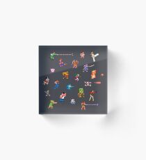 Champions of the NES! Acrylic Block