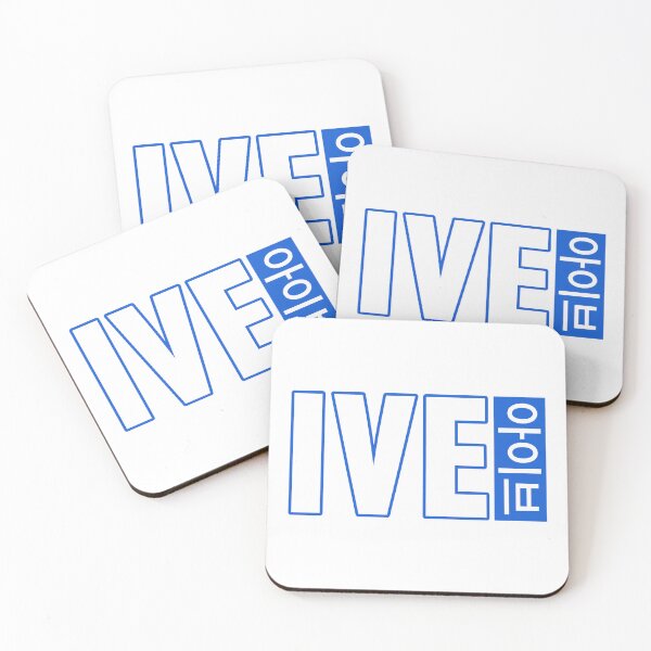 Item preview, IVE Blue Typography designed and sold by AliffStudio.
