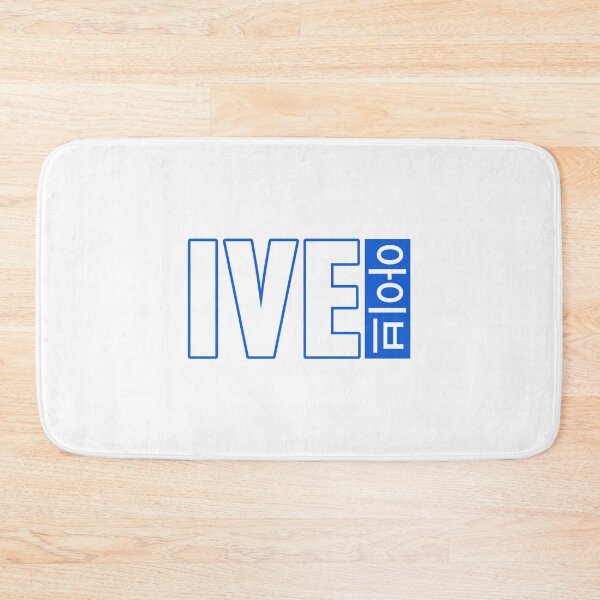 Item preview, IVE Blue Typography designed and sold by AliffStudio.