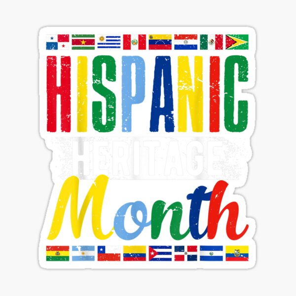 Hispanic Heritage Month 2022 Hispanic Costume Men Women Sticker For Sale By Calebfraser 3397