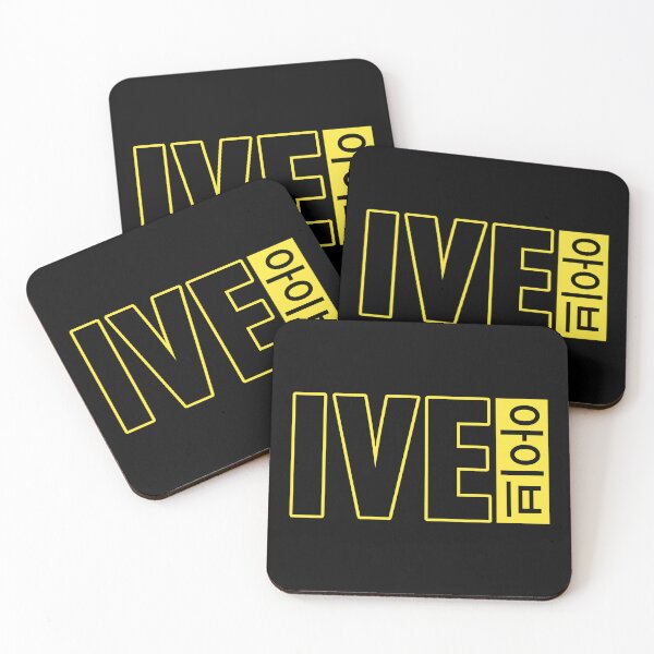 Item preview, IVE Yellow Typography designed and sold by AliffStudio.