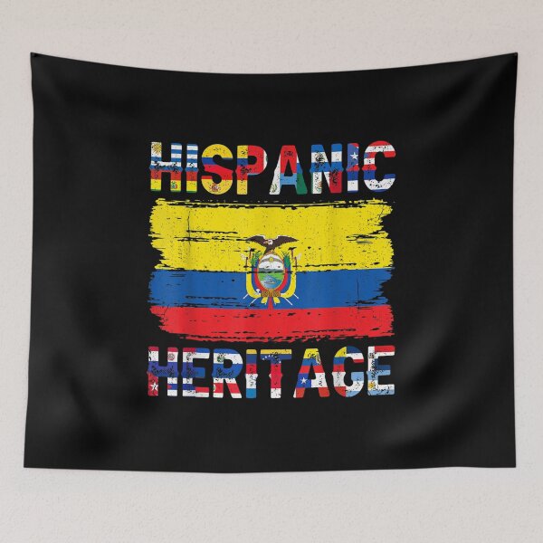 Item preview, Vintage Ecuador Ecuadorian Flag Pride Hispanic Heritage designed and sold by Ernieaustin.