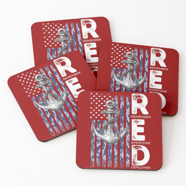 Item preview, Red Friday Veterans Day Remember Everyone Deployed US Navy Support All US Veterans designed and sold by EmilieWebeEW.
