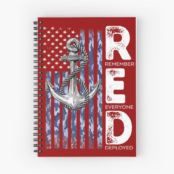 Item preview, Red Friday Veterans Day Remember Everyone Deployed US Navy Support All US Veterans designed and sold by EmilieWebeEW.