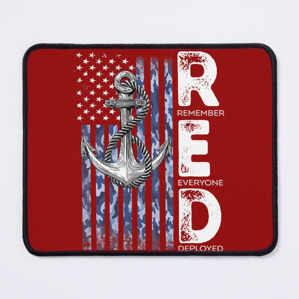 Item preview, Red Friday Veterans Day Remember Everyone Deployed US Navy Support All US Veterans designed and sold by EmilieWebeEW.