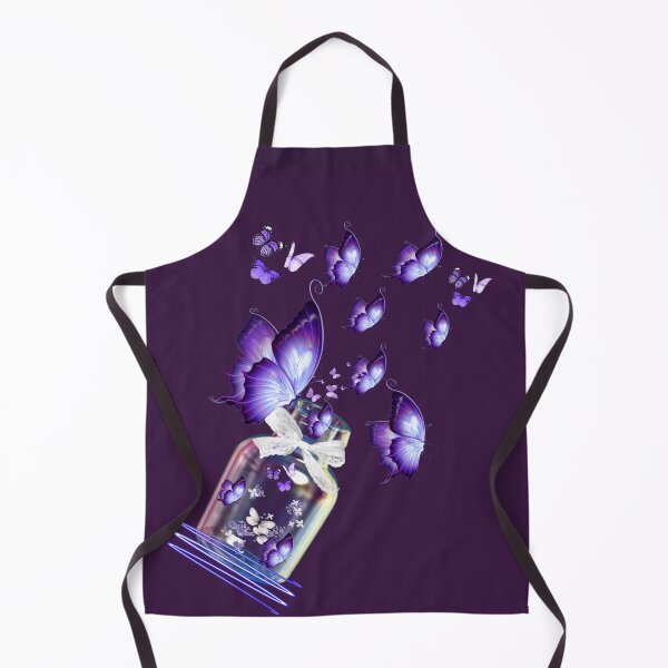 Item preview, Purple Butterflies Flying from Bottle with Purple Background designed and sold by atroffire.