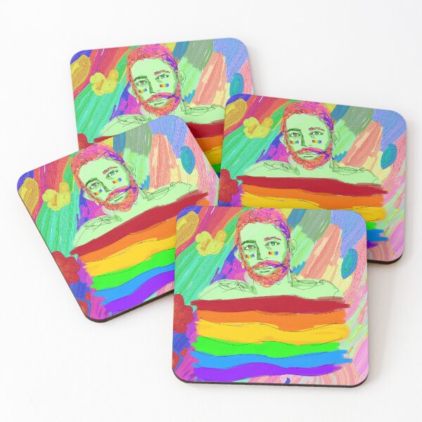 Item preview, Pride man holding pride flag designed and sold by KennyLucky.