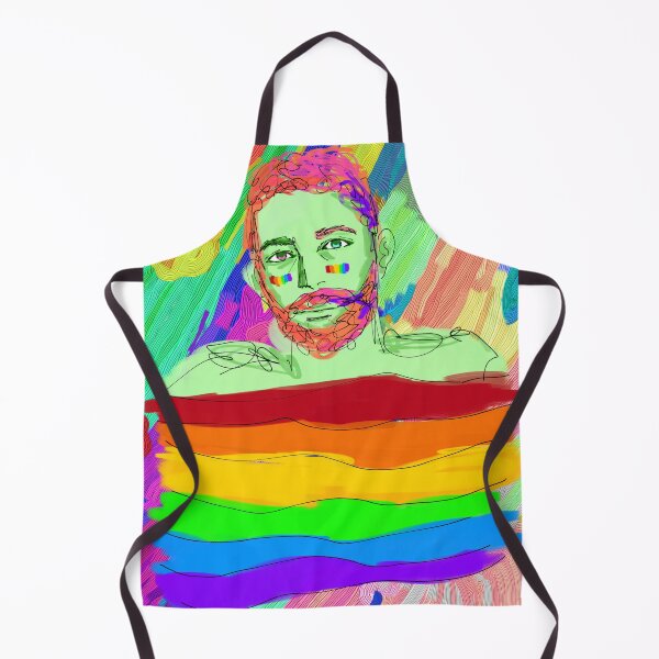 Item preview, Pride man holding pride flag designed and sold by KennyLucky.