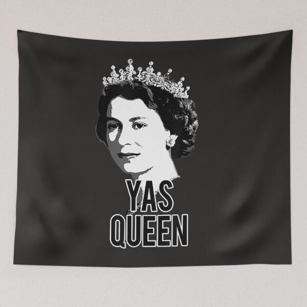 Item preview, YAS QUEEN British Queen II England Meme  British Crown designed and sold by bagenajayib.