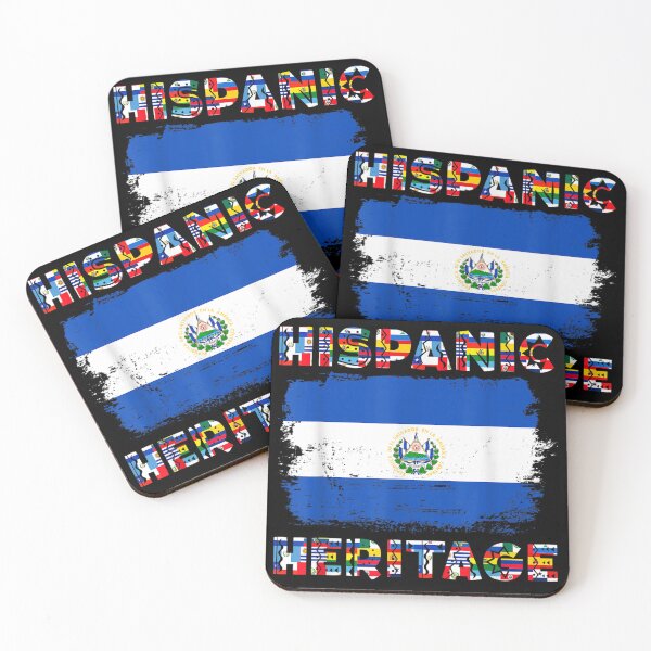 Item preview, Vintage El Salvador Salvadorean Flag Hispanic Heritage Month designed and sold by Ernieaustin.