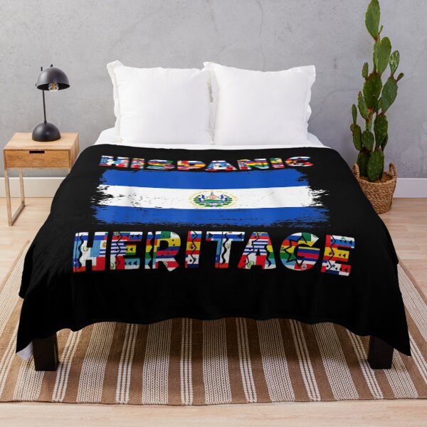Item preview, Vintage El Salvador Salvadorean Flag Hispanic Heritage Month designed and sold by Ernieaustin.