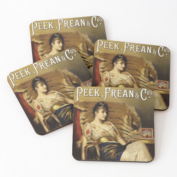 Item preview, BISCUITS AND CAKES London Peek Frean and Co Old Food Advertisement Poster designed and sold by retroposters.