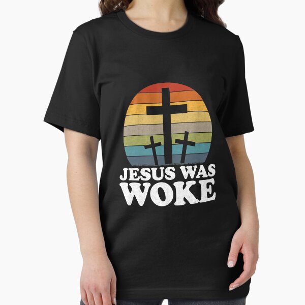 Item preview, Funny Liberal Christian Democrat Jesus Was Woke designed and sold by angleajess.