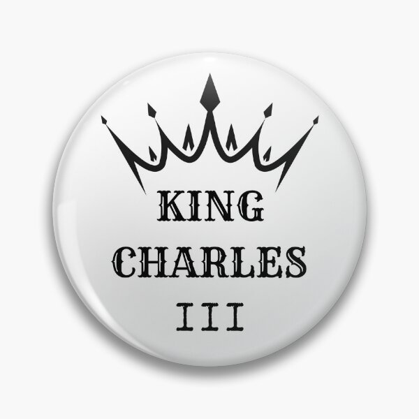 Item preview, King charles iii White T-shirt & stickers  designed and sold by Freestyle Shop.