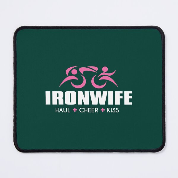 Item preview, IRONWIFE Tri IronSherpa Triathlon Sherpa Inspired Design. Haul Cheer Kiss for my Triathlete Husband. designed and sold by BernardDuncan.
