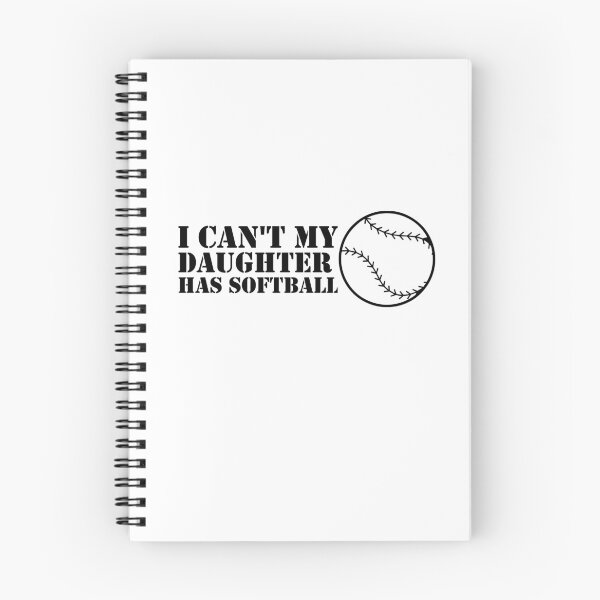 Item preview, I Can't My Daughter Has Softball  Softball Mom Dad Gift designed and sold by miracletee.