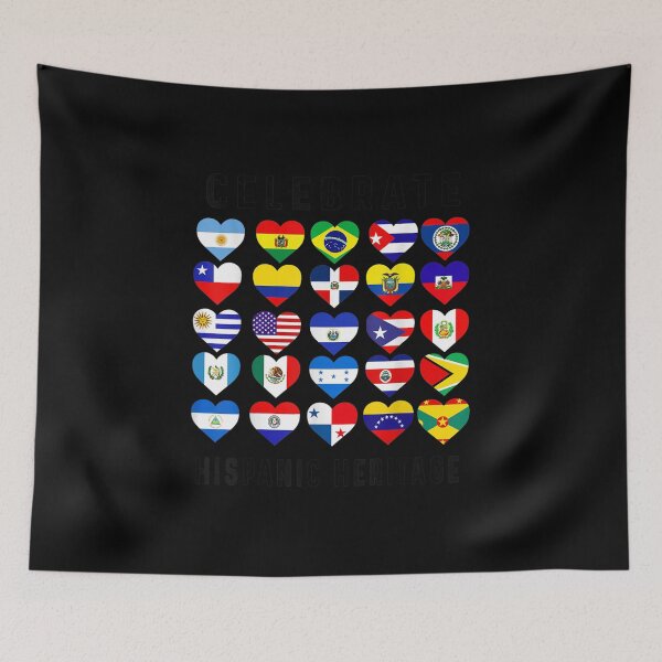 Item preview, Hispanic Heritage Month 2022 National Latino Countries Flag designed and sold by Aronjoh.