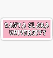 Santa Clara University - Pink Sticker