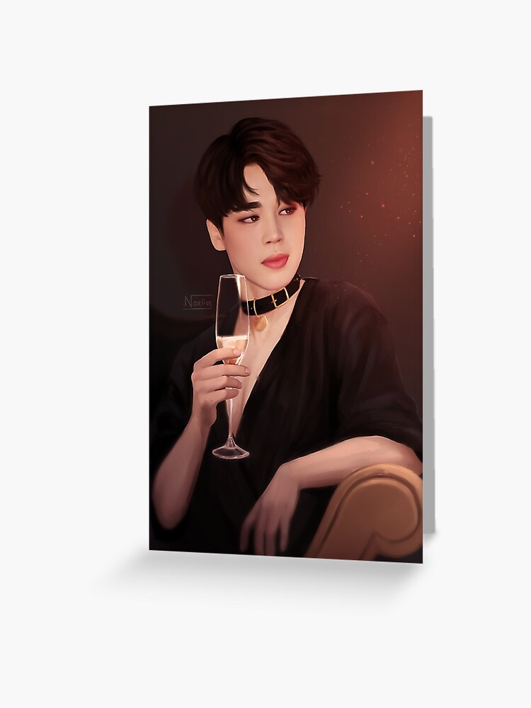 House Of Cards Jimin 1 Greeting Card By Karyndraws Redbubble