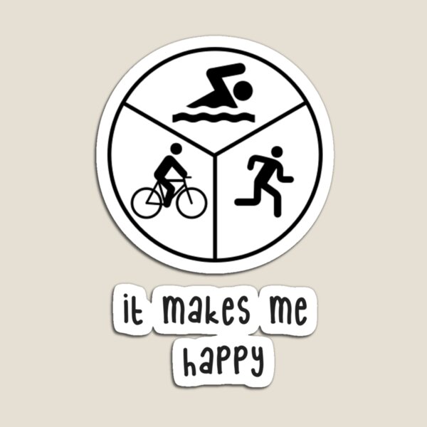 Item preview, it makes me happy-triathlon   designed and sold by BernardDuncan.