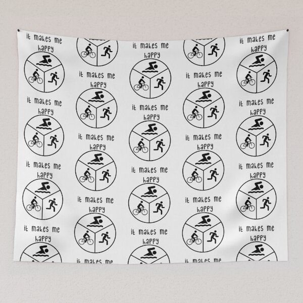 Item preview, it makes me happy-triathlon   designed and sold by BernardDuncan.