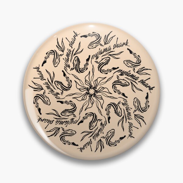 Item preview, Pyjama Shark, Pattern, Line Art, designed and sold by saimzgraphics.
