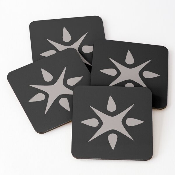 Item preview, Large Geometric abstract snowflake in puce designed and sold by AngelDawnDesign.