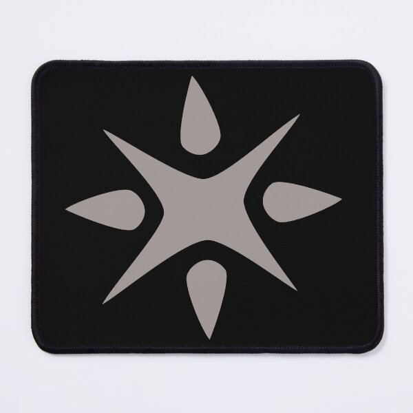 Item preview, Large Geometric abstract snowflake in puce designed and sold by AngelDawnDesign.