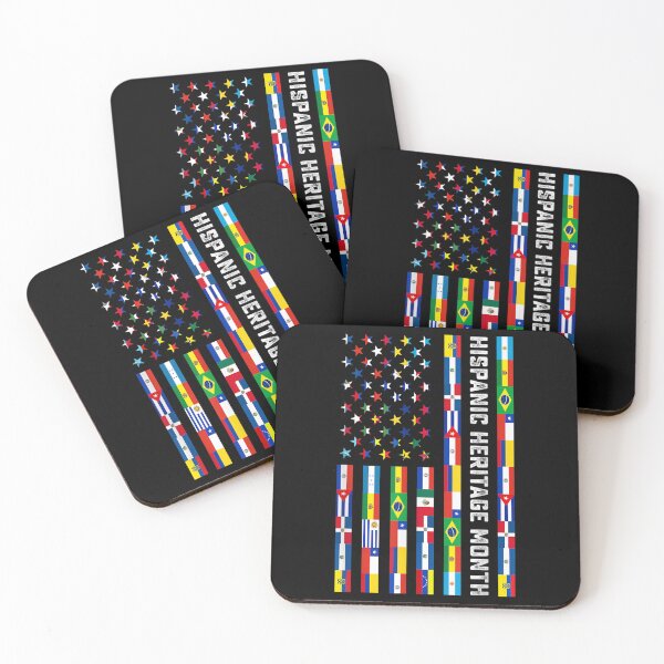 Item preview, National Hispanic Heritage Month Celebration Latin Flags designed and sold by Aronjoh.