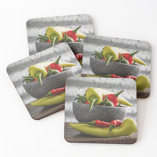 Item preview, Bowl of Sweet and Hot Chili Peppers designed and sold by Leslie Banks.