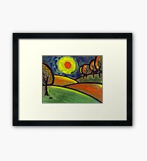 The landscape Framed Print
