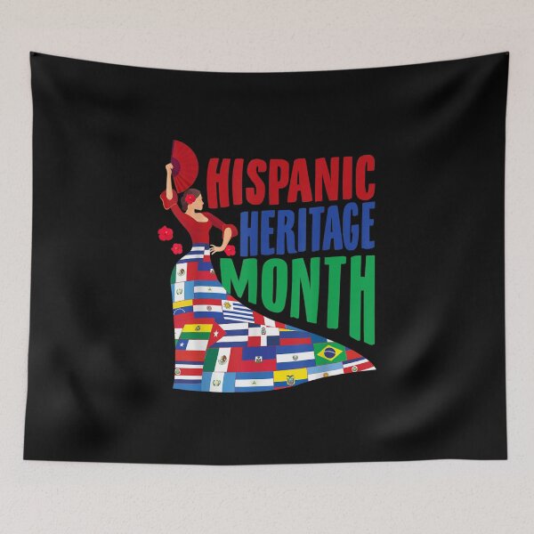 Item preview, Celebrate Hispanic Heritage Month Women Dancing Mens Womens designed and sold by Ernieaustin.