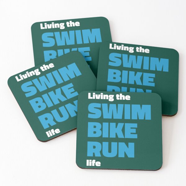 Item preview, Living the SWIM BIKE RUN triathlon life   designed and sold by BernardDuncan.