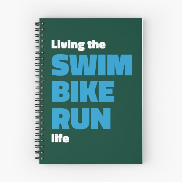 Item preview, Living the SWIM BIKE RUN triathlon life   designed and sold by BernardDuncan.