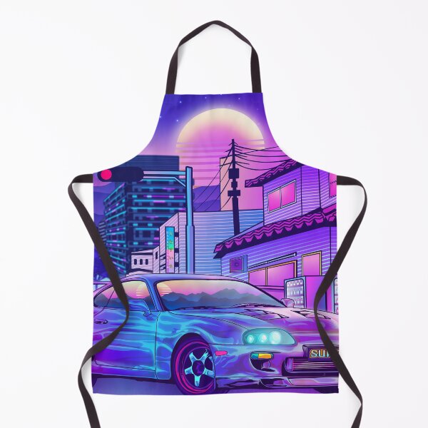 Item preview, Toyota Supra mk4 Car Synthwave designed and sold by Ilhamqrov.