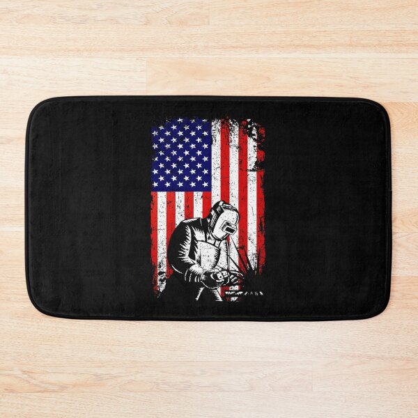 Item preview, Welder American Flag Usa Patriotic Welder Daddy Fathers Day Lightweight Sweatshirt designed and sold by homeserpu.