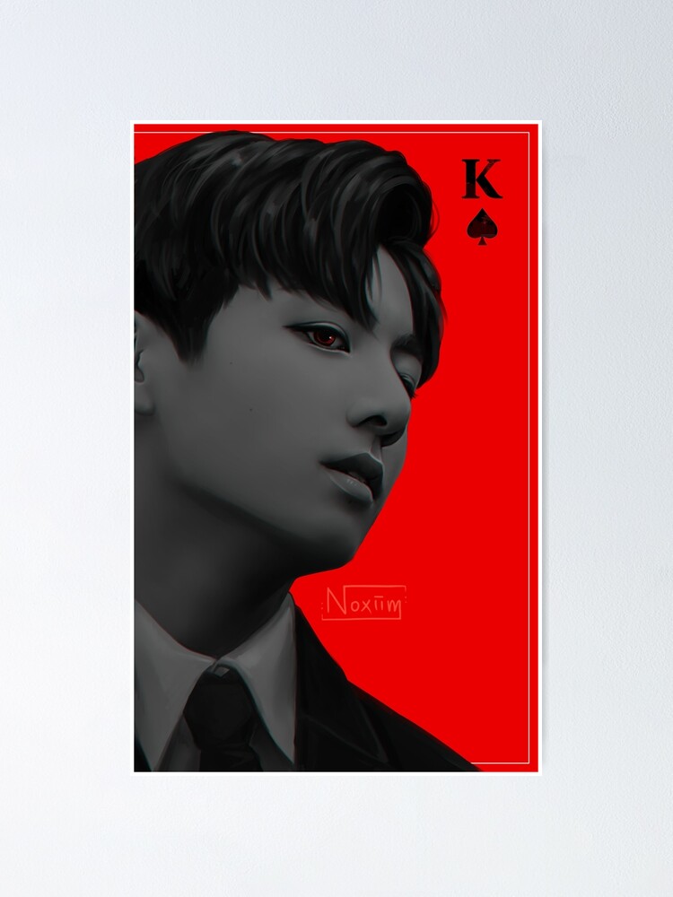 House Of Cards Jungkook 2 Poster By Karyndraws Redbubble