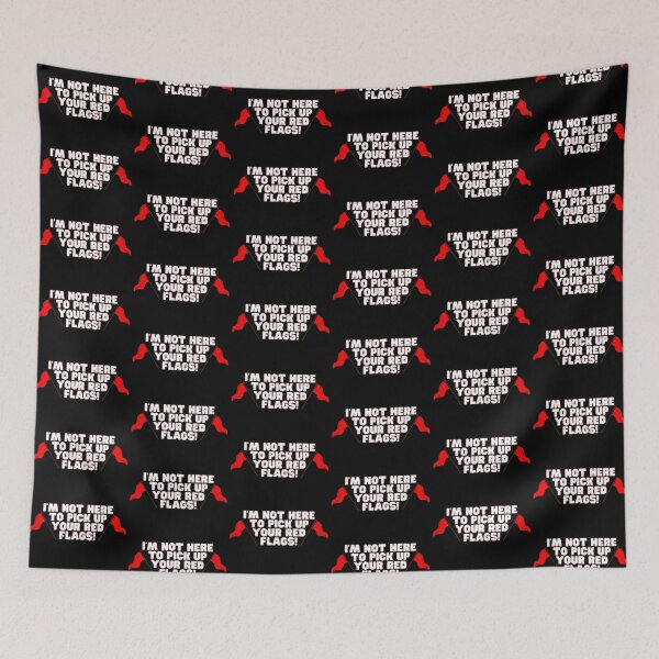 Item preview, Red flags designed and sold by TheLexyHeart.