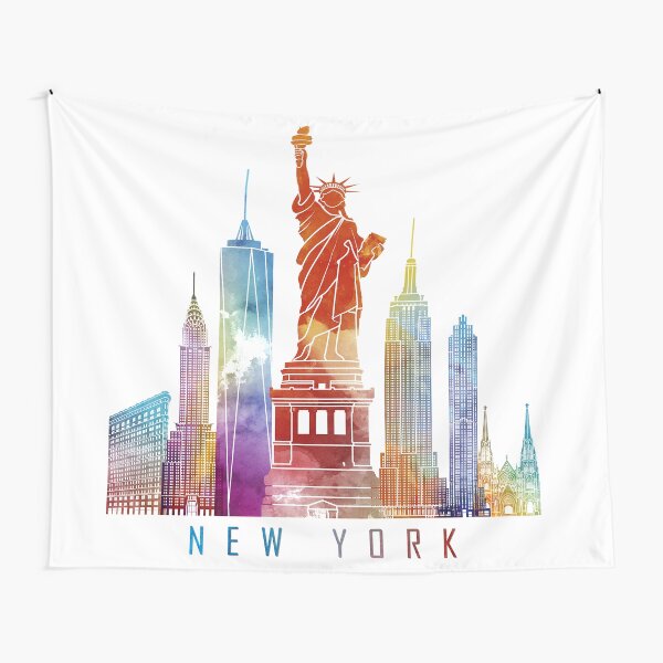 NYC Skyline Tapestry
