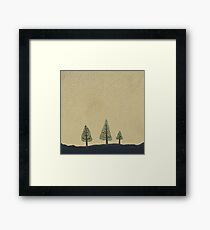 Three Trees Framed Print