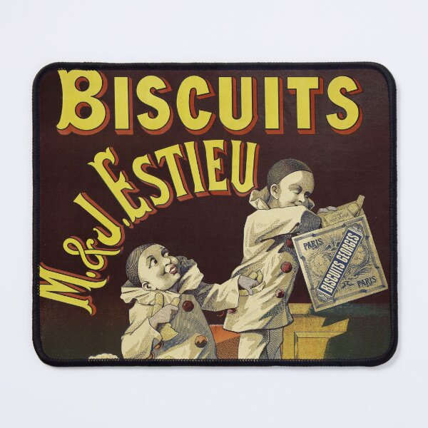 Item preview, BISCUITS GEORGES M&J Estieu 1890 Vintage French Lithograph Poster designed and sold by retroposters.