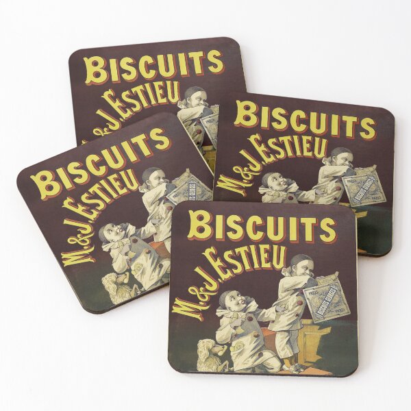 Item preview, BISCUITS GEORGES M&J Estieu 1890 Vintage French Lithograph Poster designed and sold by retroposters.