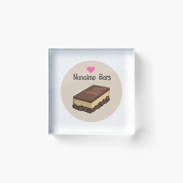 Item preview, Nanaimo Bar Canadian Foods Desserts  designed and sold by PodiShawna.